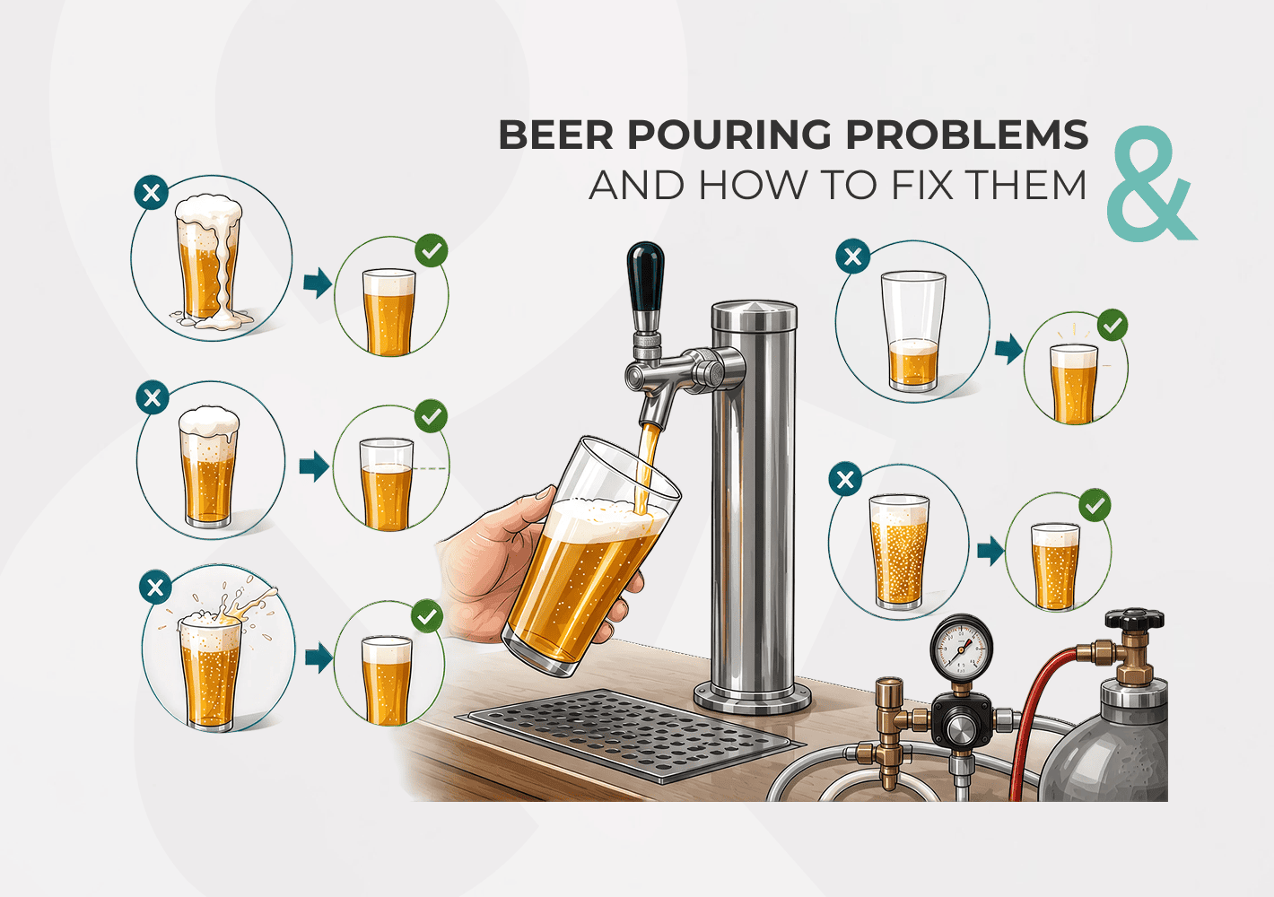 Common Draft Beer Pouring Problems and How to Fix Them