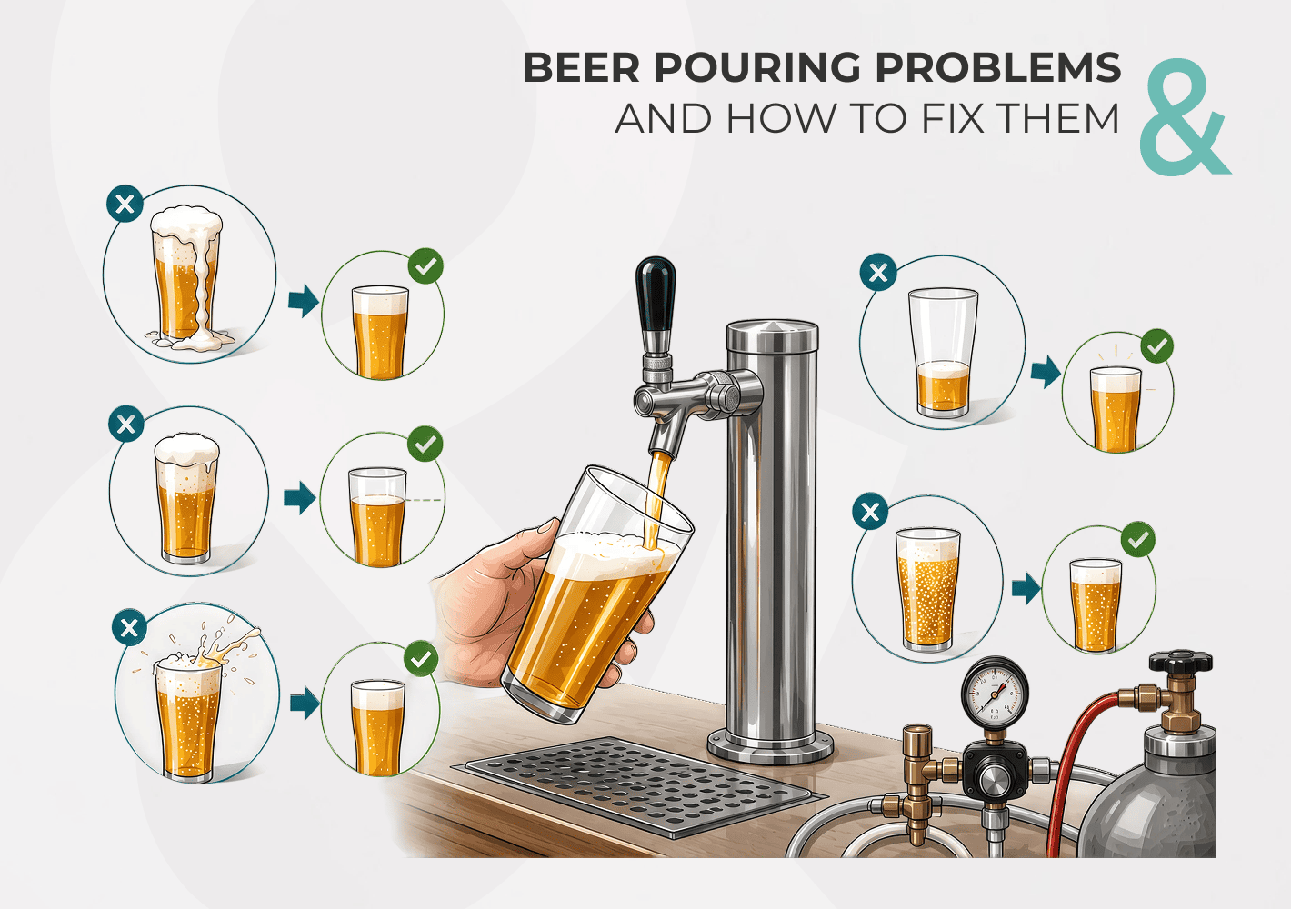 Common Draft Beer Pouring Problems and How to Fix Them