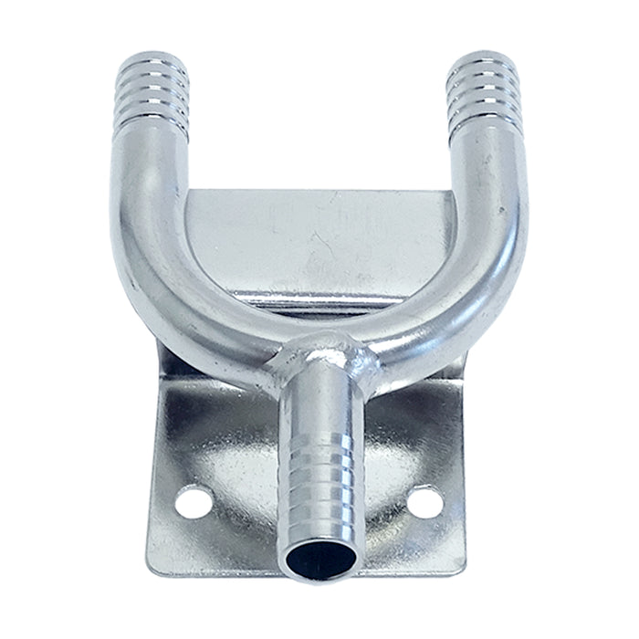 3/8'' Y Wall Bracket, SS Body
