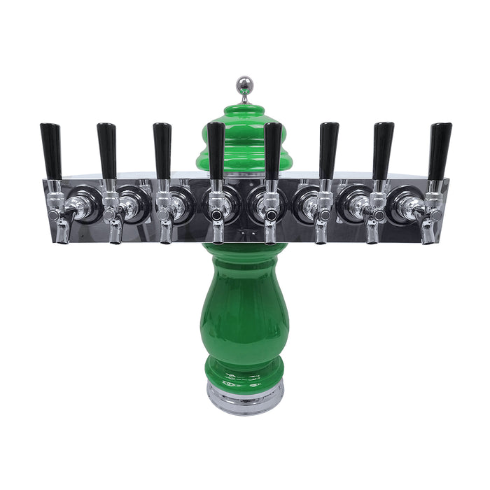 Ceramic Tower, 8 Lines, Chrome