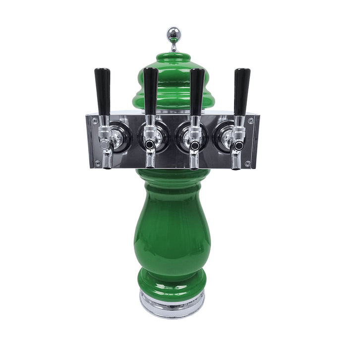 Ceramic Tower, 4 Lines, Chrome