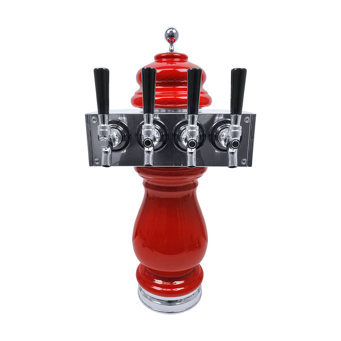 Ceramic Tower, 4 Lines, Chrome